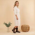 Bota Feminina de Couro Whisky - 1281 - Imagem 4