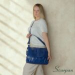 Bolsa de Couro Feminina Transversal Julia - Marinho - Imagem 2