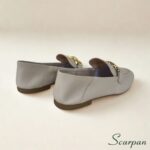 Mocassim Feminino em Couro Off White - 5588 - Imagem 7