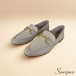 Mocassim Feminino em Couro Off White - 5588 - Imagem 4