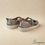 Tenis Vazado em Couro Prata Velha - 3003 - Imagem 7