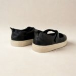 Tenis Vazado em Couro Preto - 3003 - Imagem 8