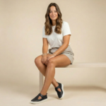 Tenis Vazado em Couro Preto - 3003 - Imagem 5