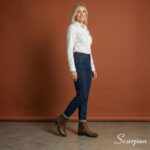 Bota Feminina de Couro Tan - 852 - Imagem 2