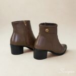 Bota Feminina de Couro Whisky - DN1276 - Imagem 3