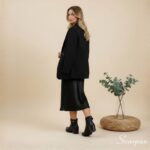 Bota Feminina de Couro Preto - DN1276 - Imagem 5