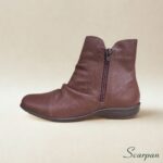 Bota Feminina em Couro Café - Maya