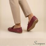 Mocassim Feminino em Couro Malbec - 5588 - Imagem 5
