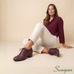 Oxford Feminino em Couro Helena - Vinho - Imagem 6